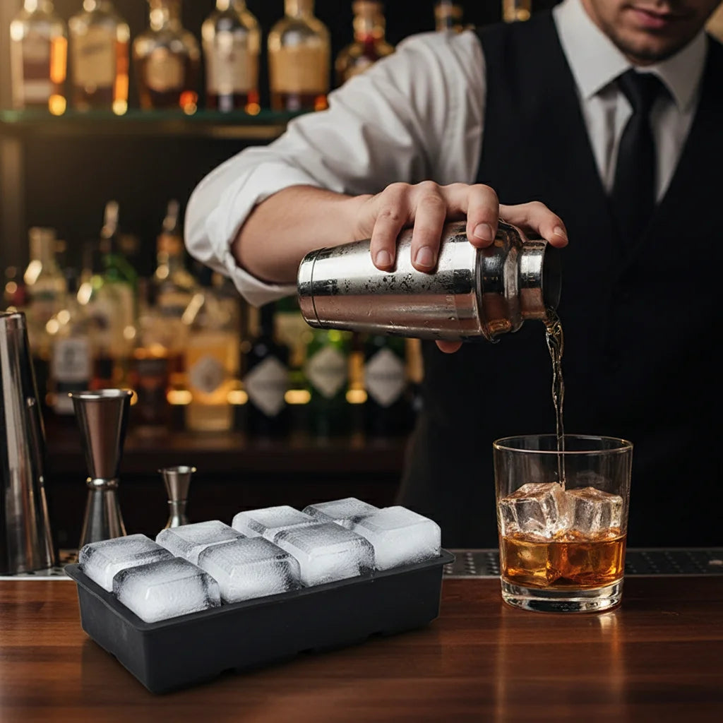 The Big Chill: Jumbo Silicone Ice Trays for Unforgettable Drinks